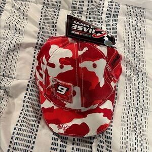 Chase Authentics Red and White Mini-bill Hat
